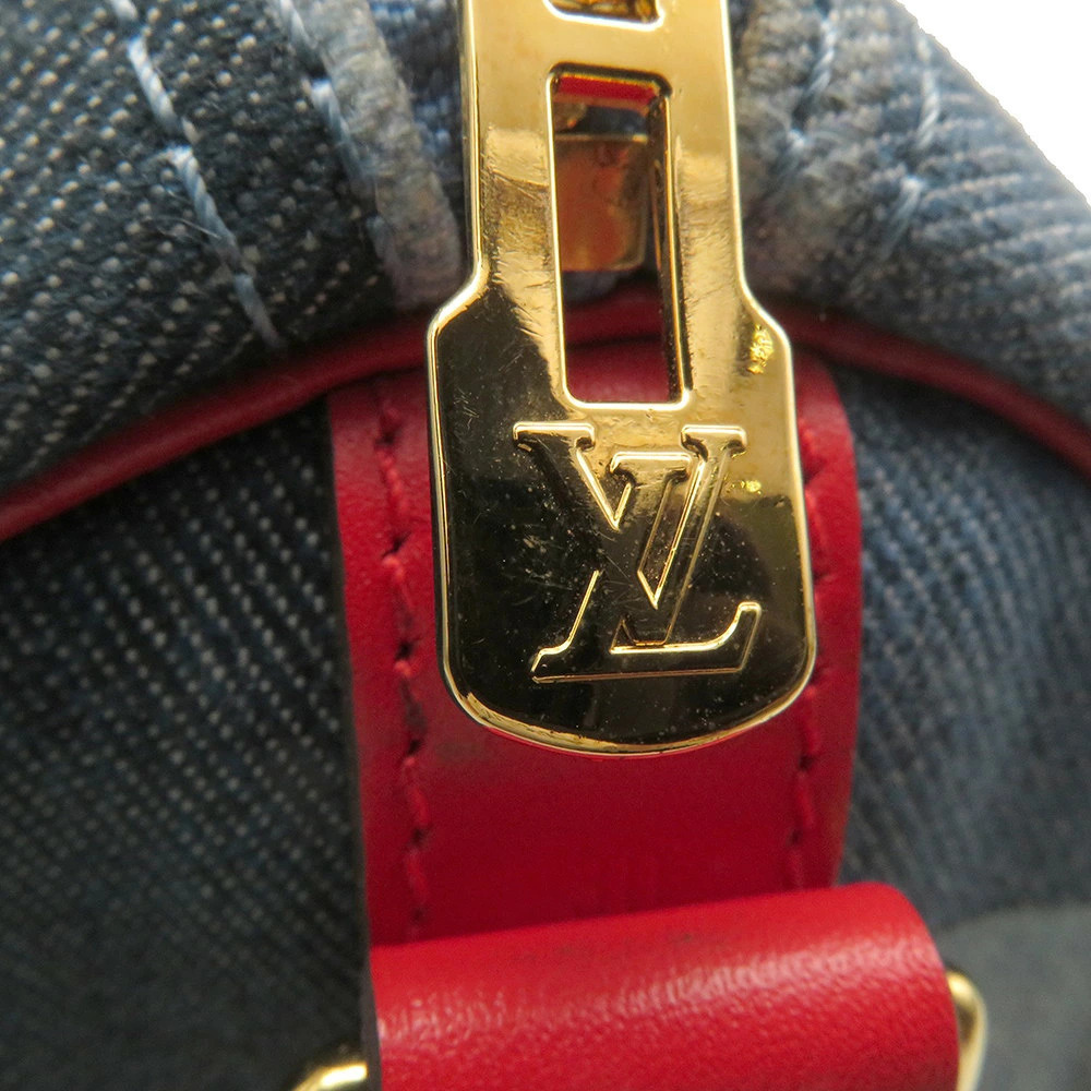 Louis Vuitton Bandouliere Speedy Denim Monogram Handbag Shoulder Bag - Picture 11 of 12
